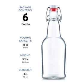 Paksh Novelty holiday gift set of swing-top bottles for home brewers.