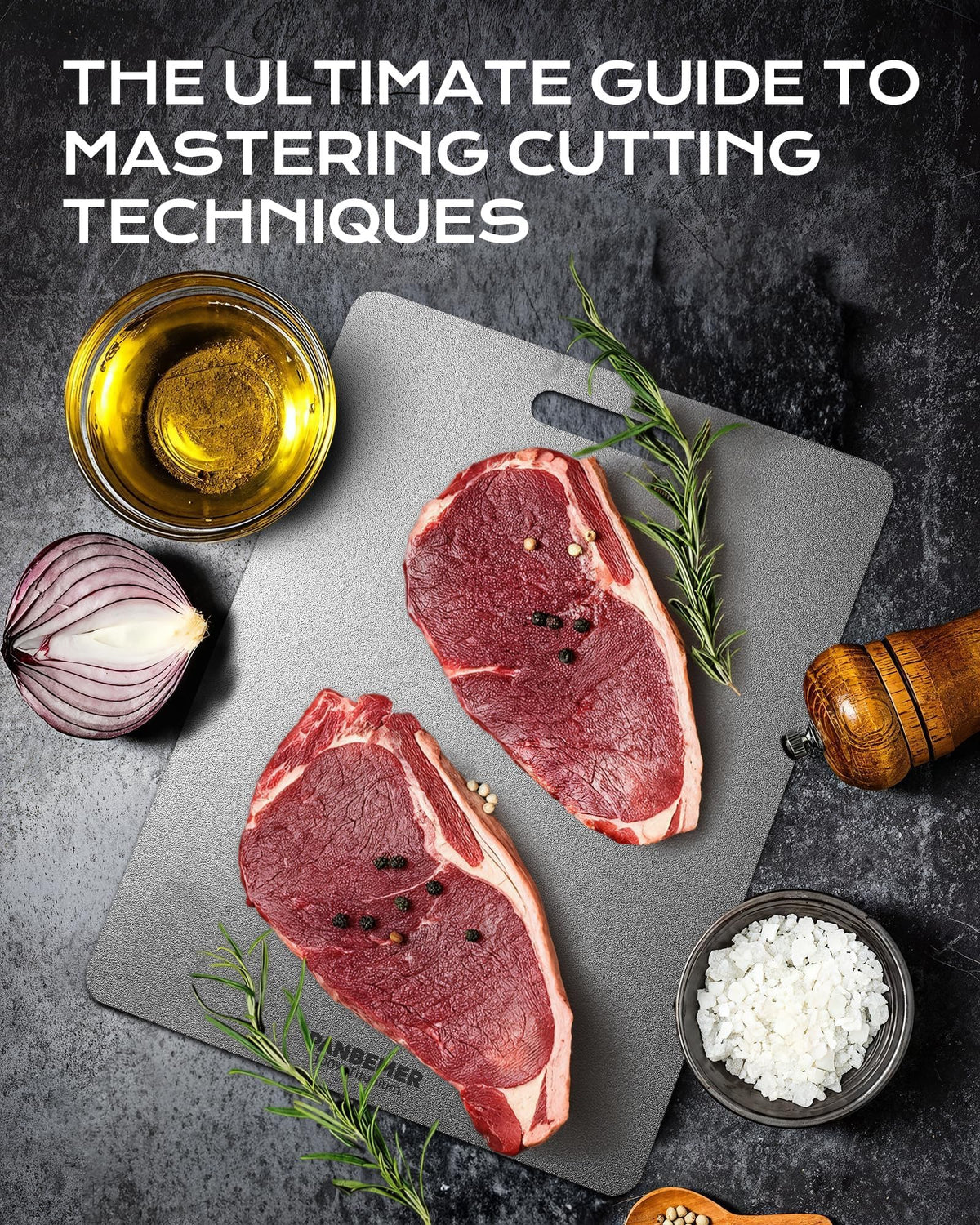 Panbemer Titanium Cutting Board suited for home, outdoors, and travel prep.