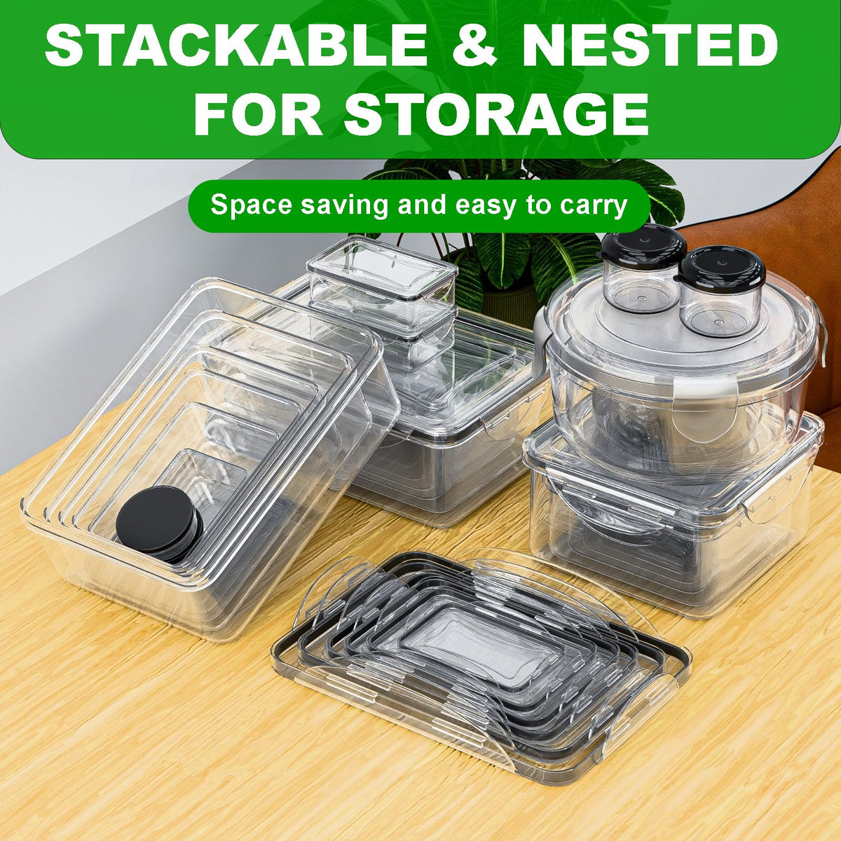 Panxenaulos 54-piece rectangular 8oz container perfect for snacks