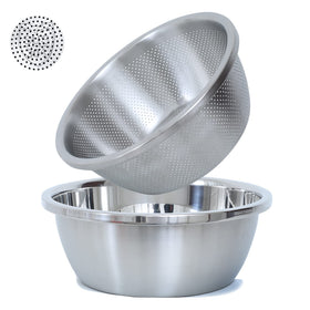 Paoli colander with 2mm microporous holes for fast draining.