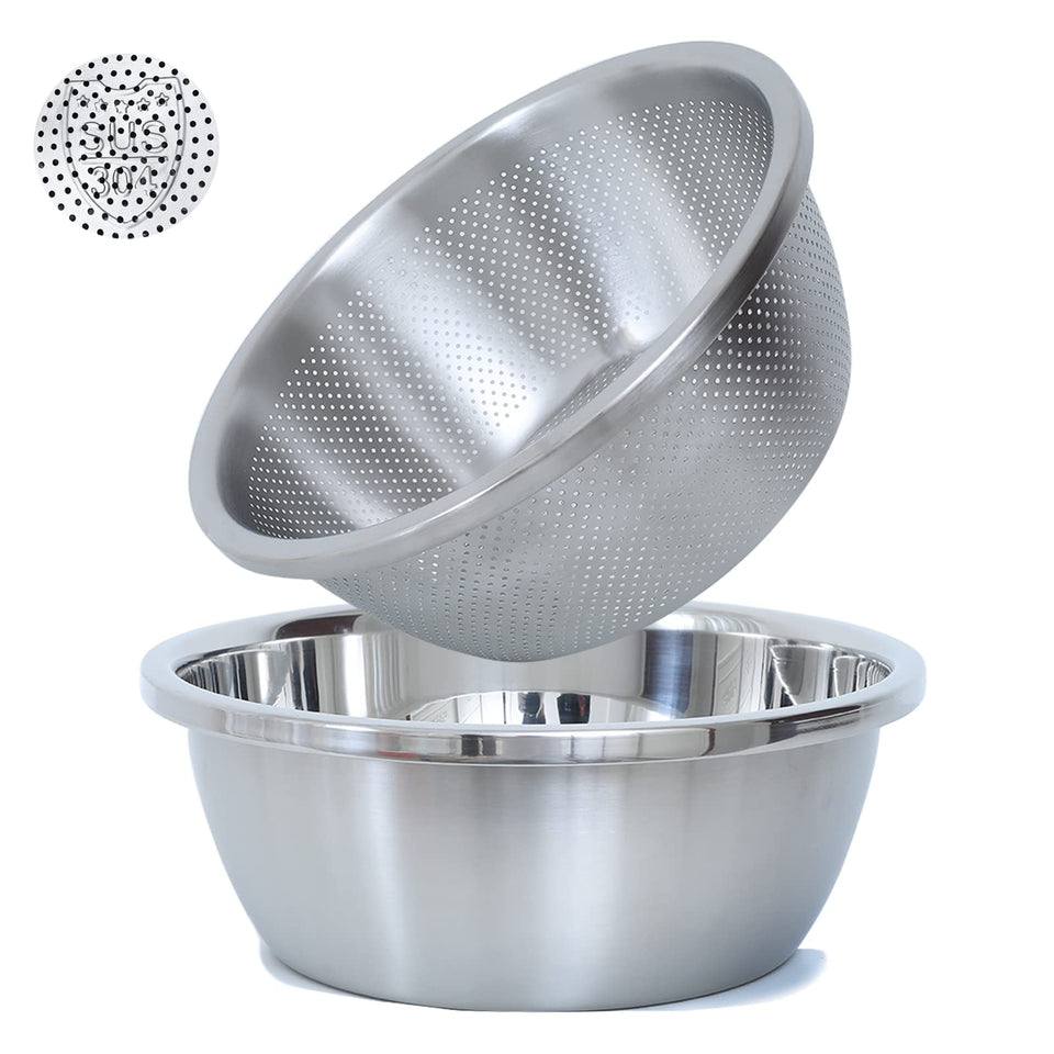Paoli colander with 2mm microporous holes for fast draining.