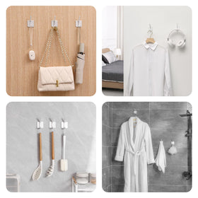 Paoli Emerald wall hook holding a coat in a hallway