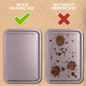 PaperChef unbleached, compostable cups ideal for muffins and cupcakes.
