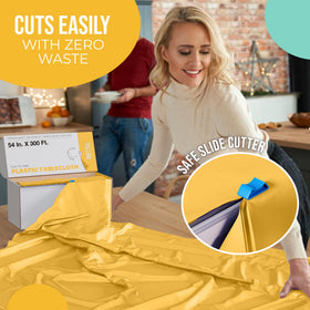 Party Solids box with slide cutter, closeup shows easy cutting.