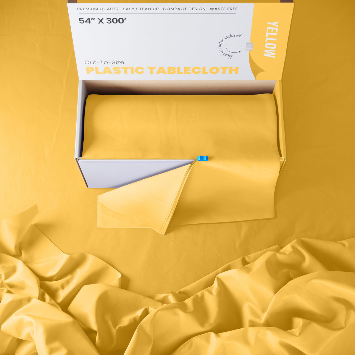 Party Solids disposable party surface protection at picnic or event.
