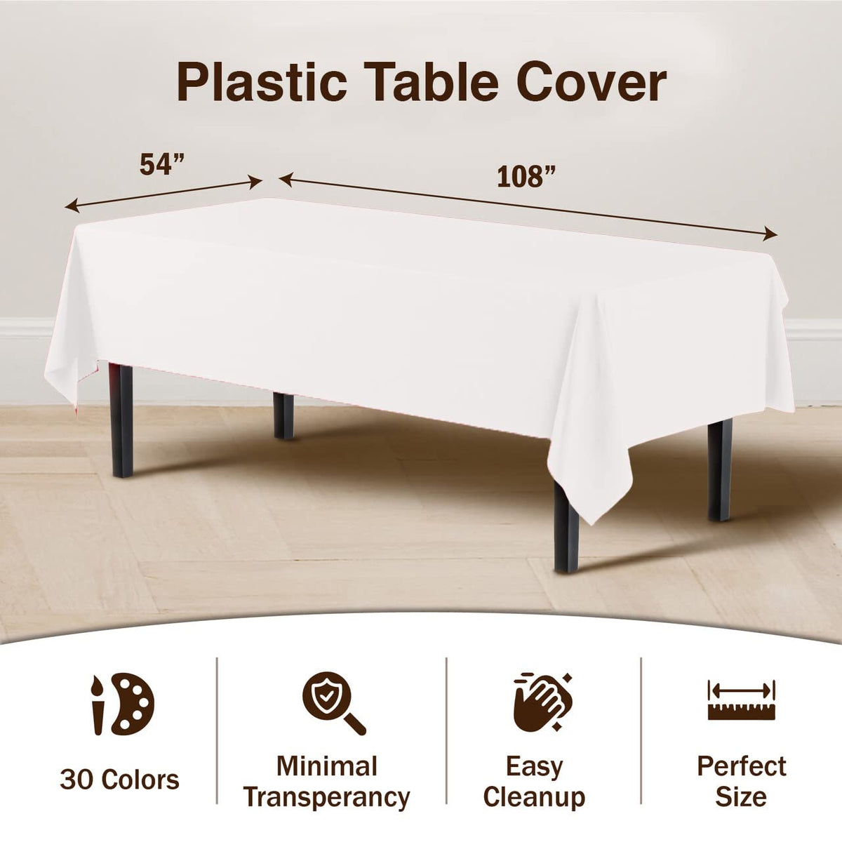 Party Solids heavy-duty plastic close-up highlighting durability for events