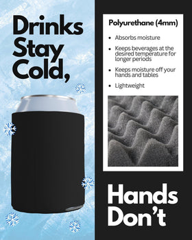 PartyPrints bulk 25-pack can sleeves for events.