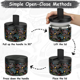 Pawtong wide-mouth design for quick filling and cleaning