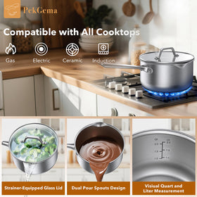 PekGema oven-safe up to 500 degrees for finishing dishes