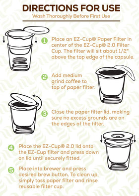 Perfect Pod filters promote optimal flavor by keeping grounds out without sacrificing aroma.
