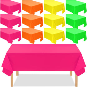 Peryiter neon green tablecloth — durable cover for quick cleanup.