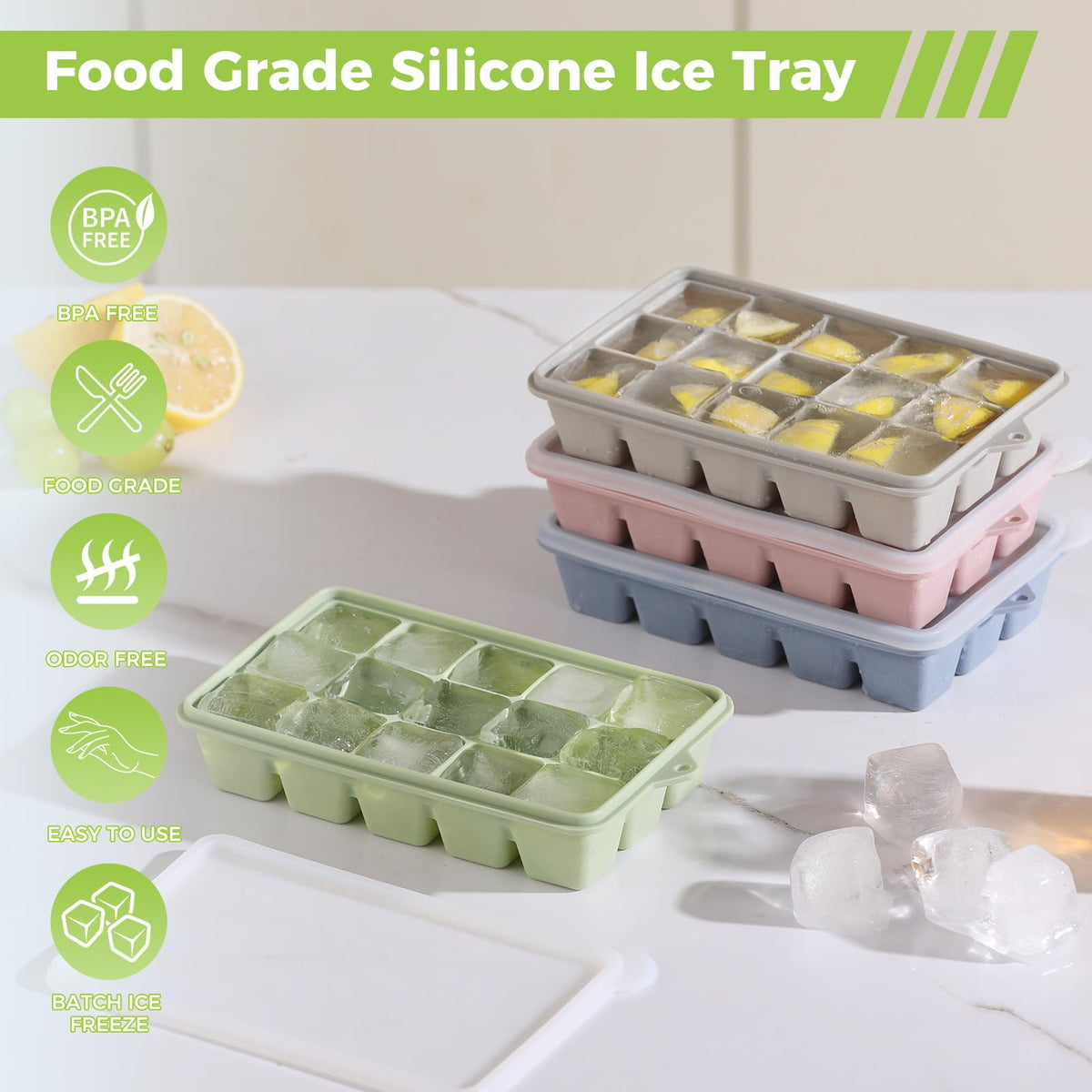 PET Hous BPA-free silicone for beverage and baby food freezing