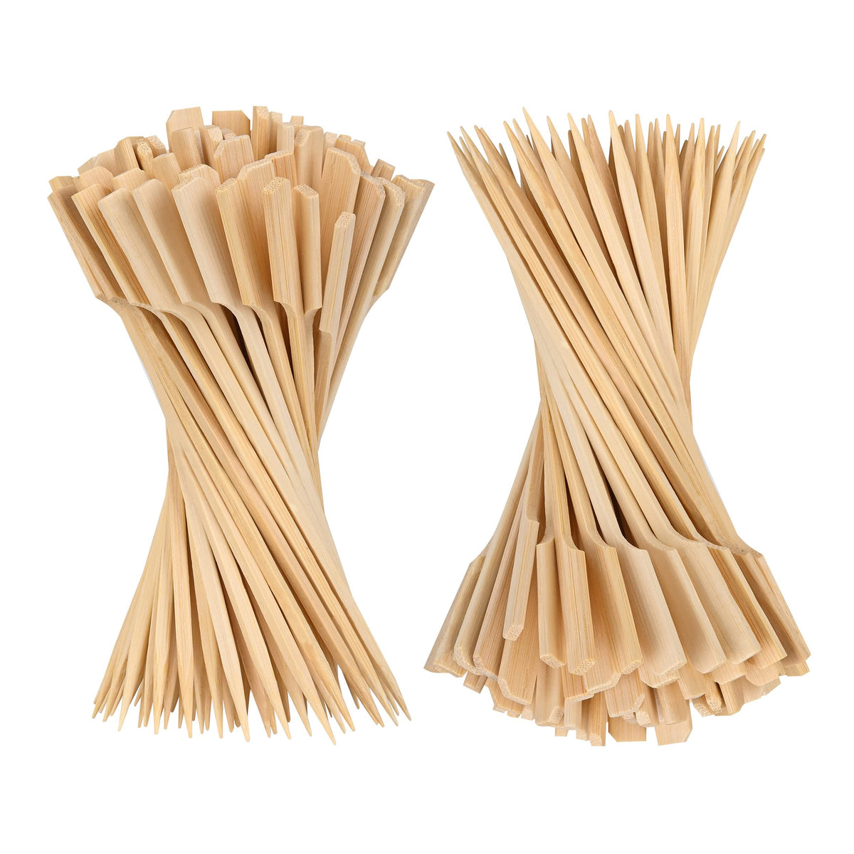 PFIEIFPO 4.7-inch bamboo skewers for versatile serving and grilling