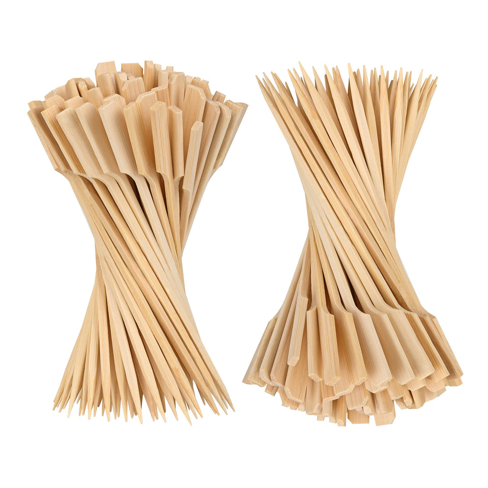 PFIEIFPO 4.7-inch bamboo skewers for versatile serving and grilling