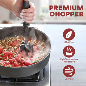 PGYARD ground meat chopper is dishwasher‑safe for simple cleanup.