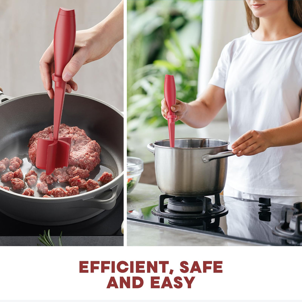 PGYARD easy-clean design with non-stick surface for quick rinsing