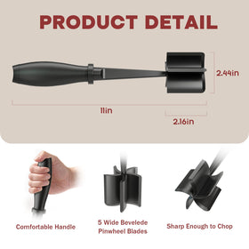 Close-up of PGYARD nylon construction for durable, non-stick performance