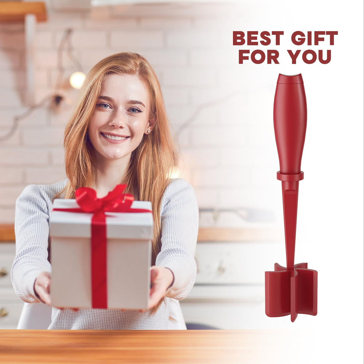 PGYARD multi-use kitchen tool for mixing, mashing, and chopping