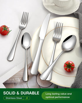 PHILIPALA dishwasher-safe silverware for easy cleanup.