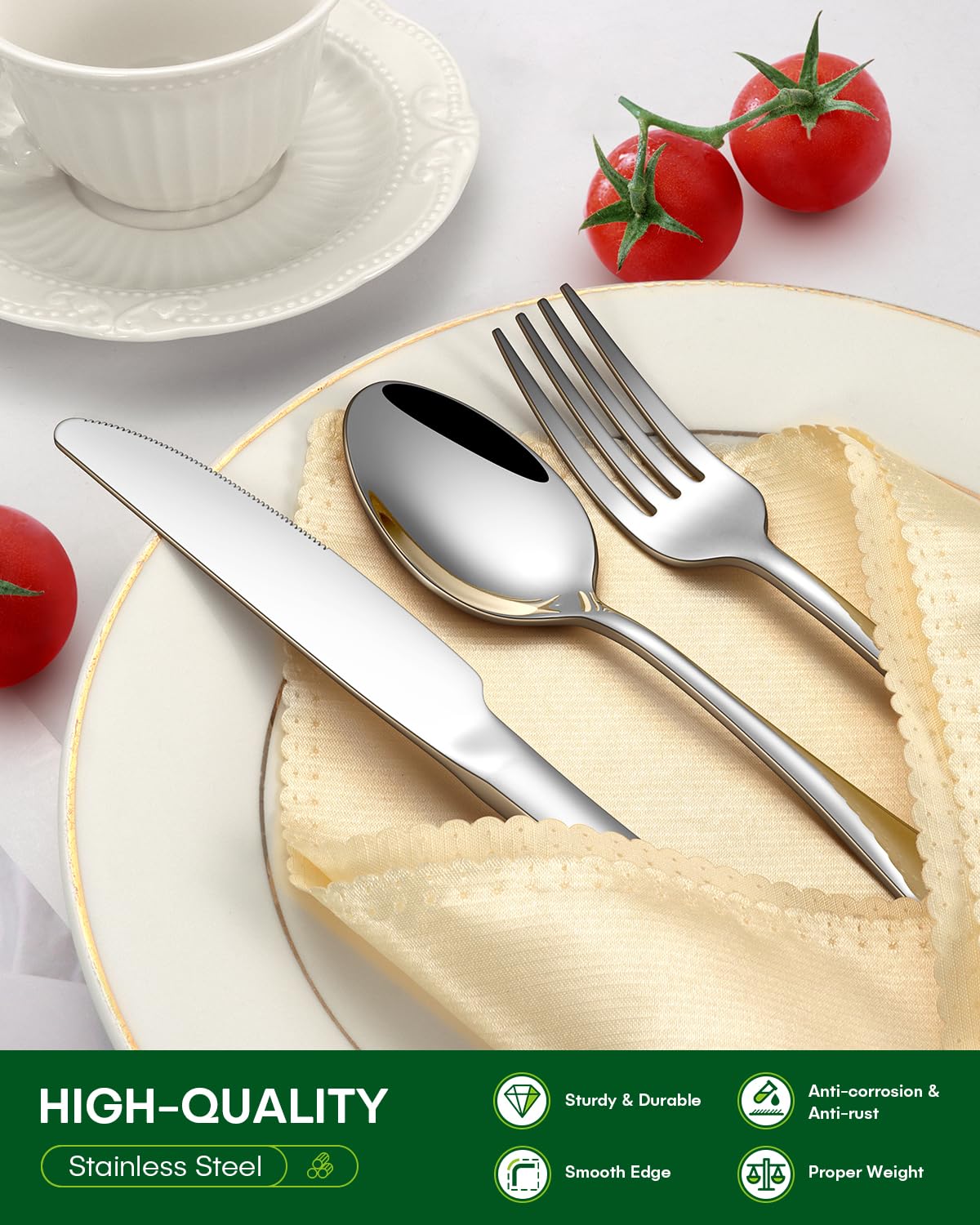 PHILIPALA salad forks for versatile table settings.
