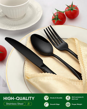 PHILIPALA dinner forks closeup with mirror finish for an elegant table setting.