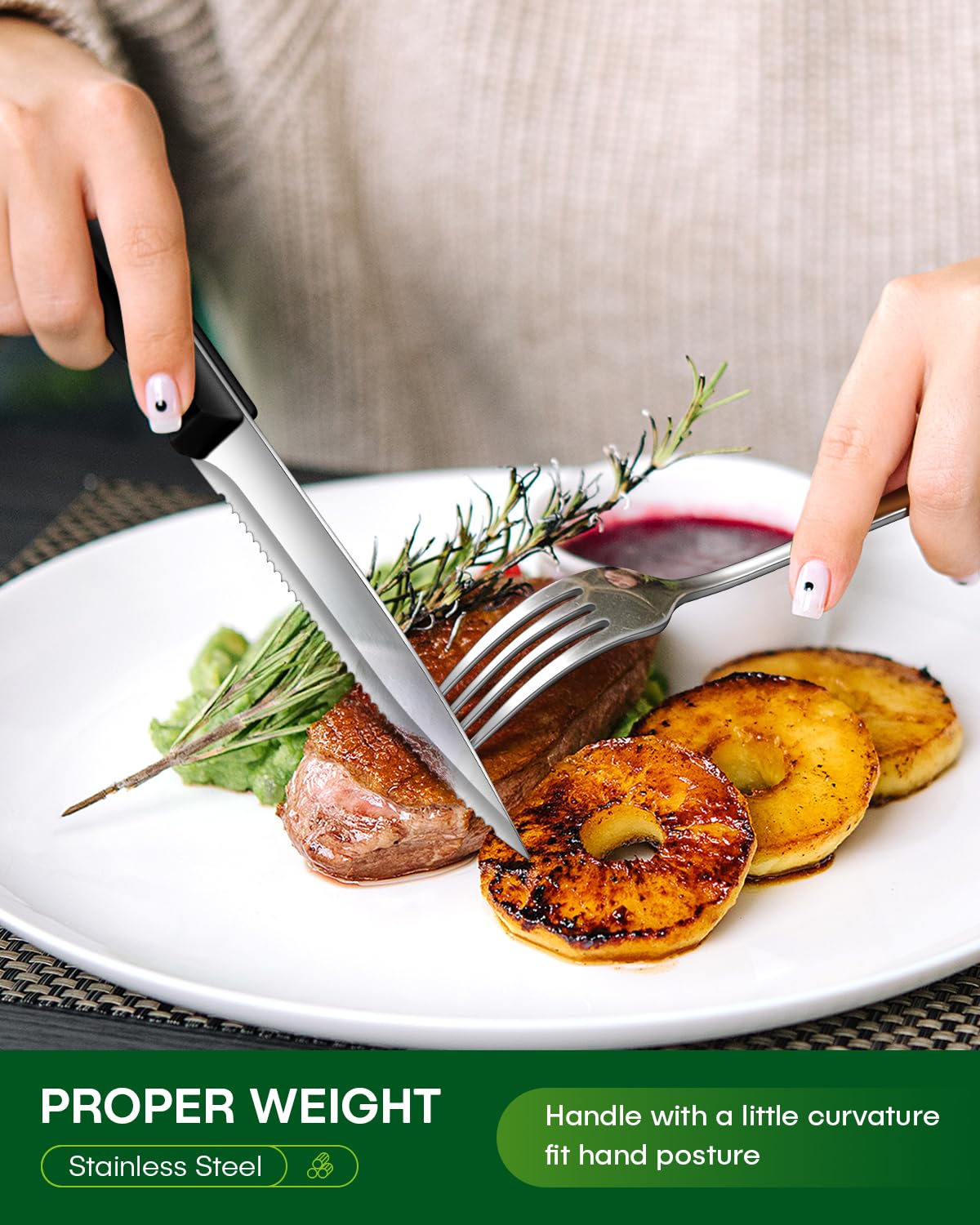 PHILIPALA salad forks 8pc featuring curved handles for easy serving.