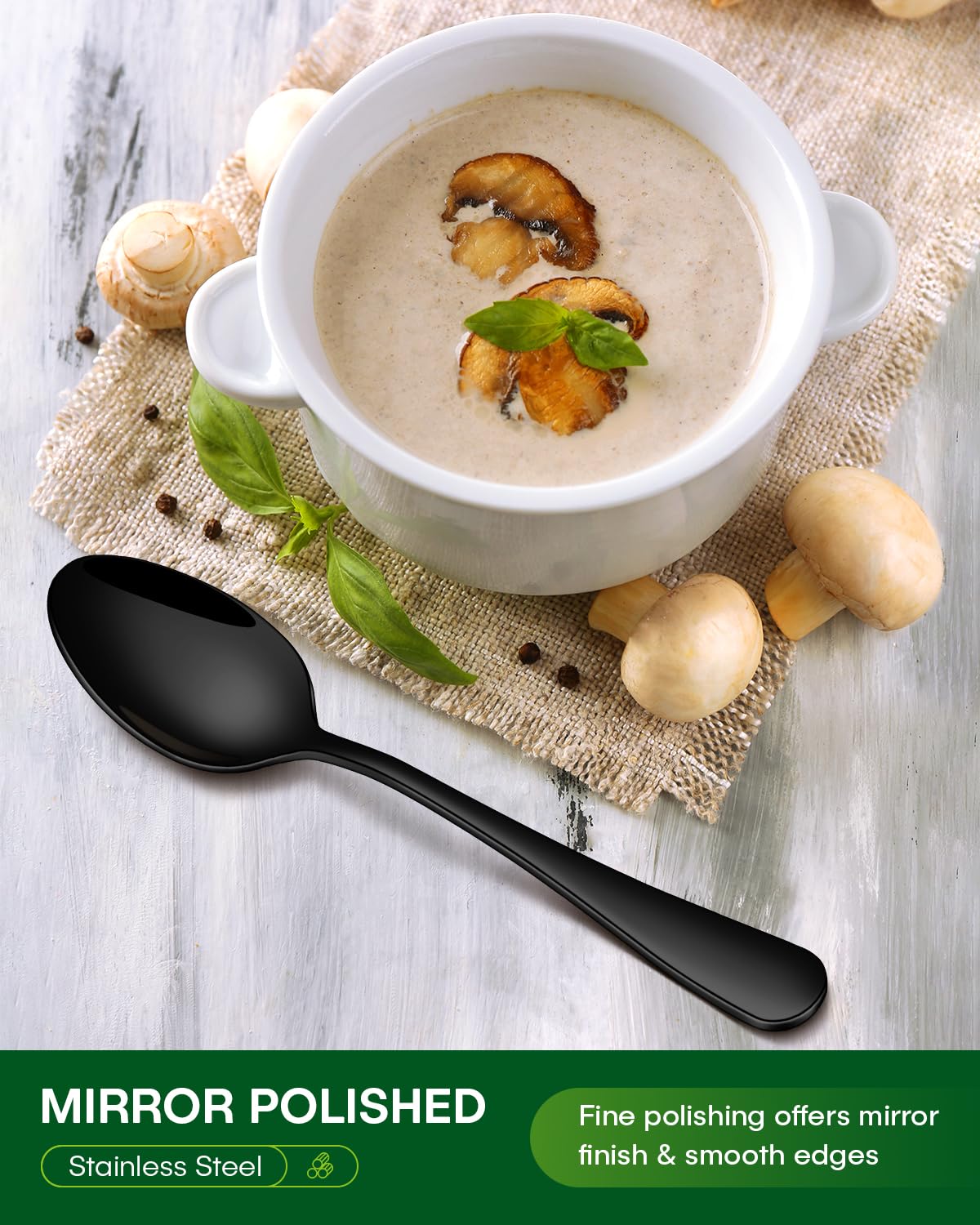 PHILIPALA tea spoons closeup ideal for daily dining rituals.
