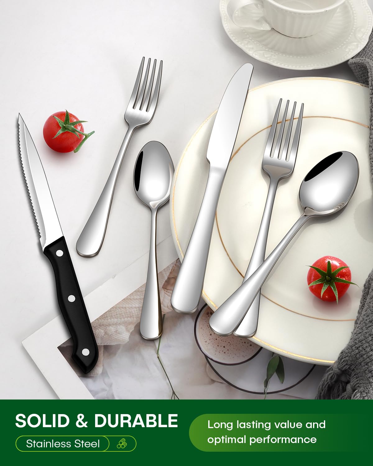 PHILIPALA teaspoons 8pc ideal for beverages and desserts.