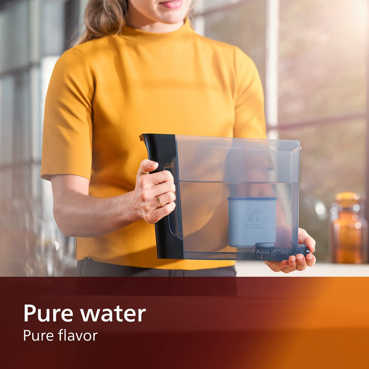Philips AquaClean maintains water quality for richer espresso.