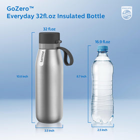 Philips GoZero bottle is leak-proof for on-the-go hydration.