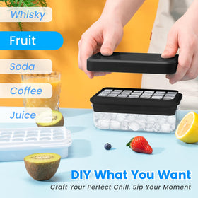 PHINOX airtight lid prevents odors and spills in the freezer.