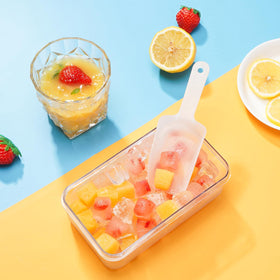 PHINOX freezer-ready storage bin with lid for organized batches.
