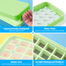 PHINOX versatile ice tray for cocktails and fruit infusions.
