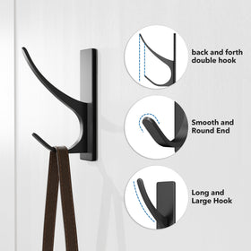 Pickpiff steel-backed hook holds towels in damp bathrooms without rust