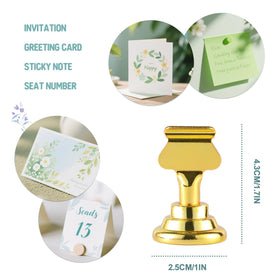 ERYTLLY place card holder in gold for a tidy table setup at events.