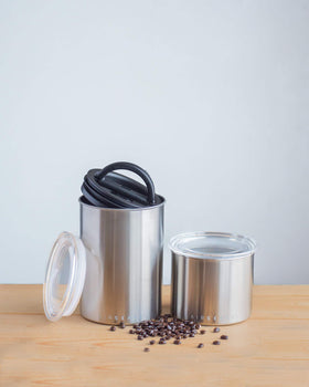 Planetary Design Airscape airtight lid keeps coffee and snacks dry and flavorful.
