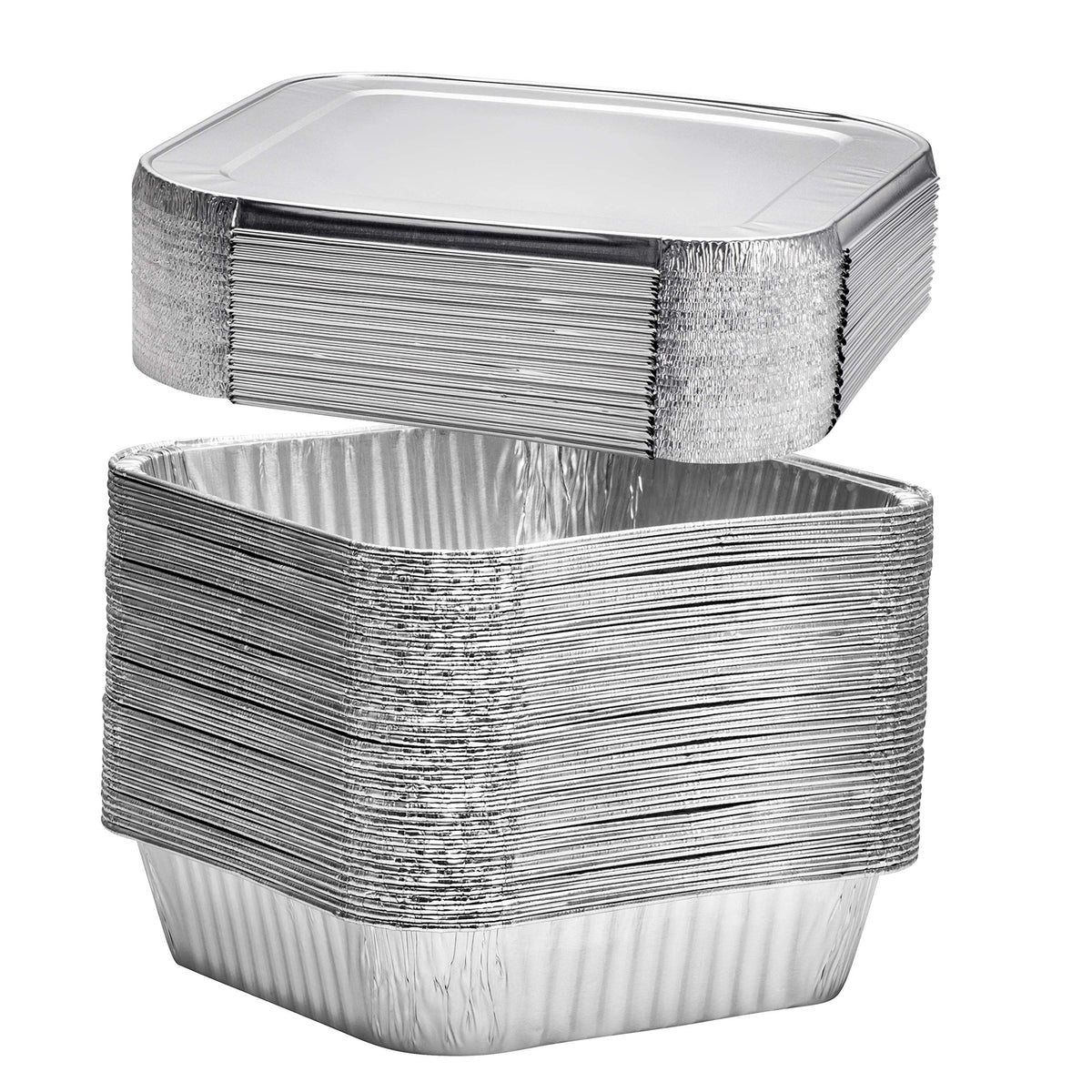 Plastible 20-pack foil pans ready for events and catering.