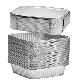 Plastible 20-pack foil pans ready for events and catering.