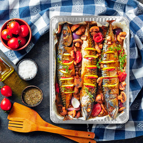 PLASTICPRO baking pans versatile for sheet dinners and vegetables.