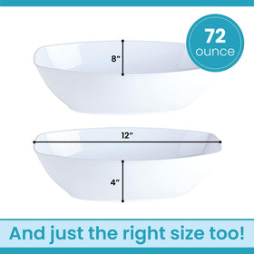 PLASTICPRO party-ready bowls for weddings, picnics, and events.