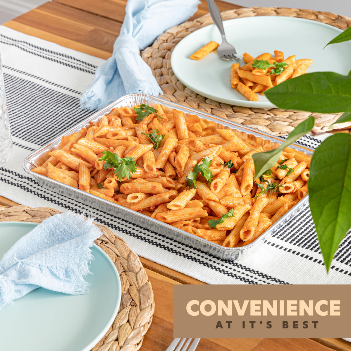 PLASTICPRO 10-pack pans are versatile for cookies, sheet cake, or bars.