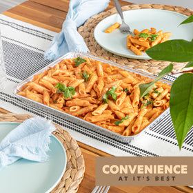 PLASTICPRO 10-pack pans are versatile for cookies, sheet cake, or bars.