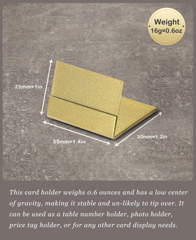 PODUFF gold card holders suitable for pictures and labels