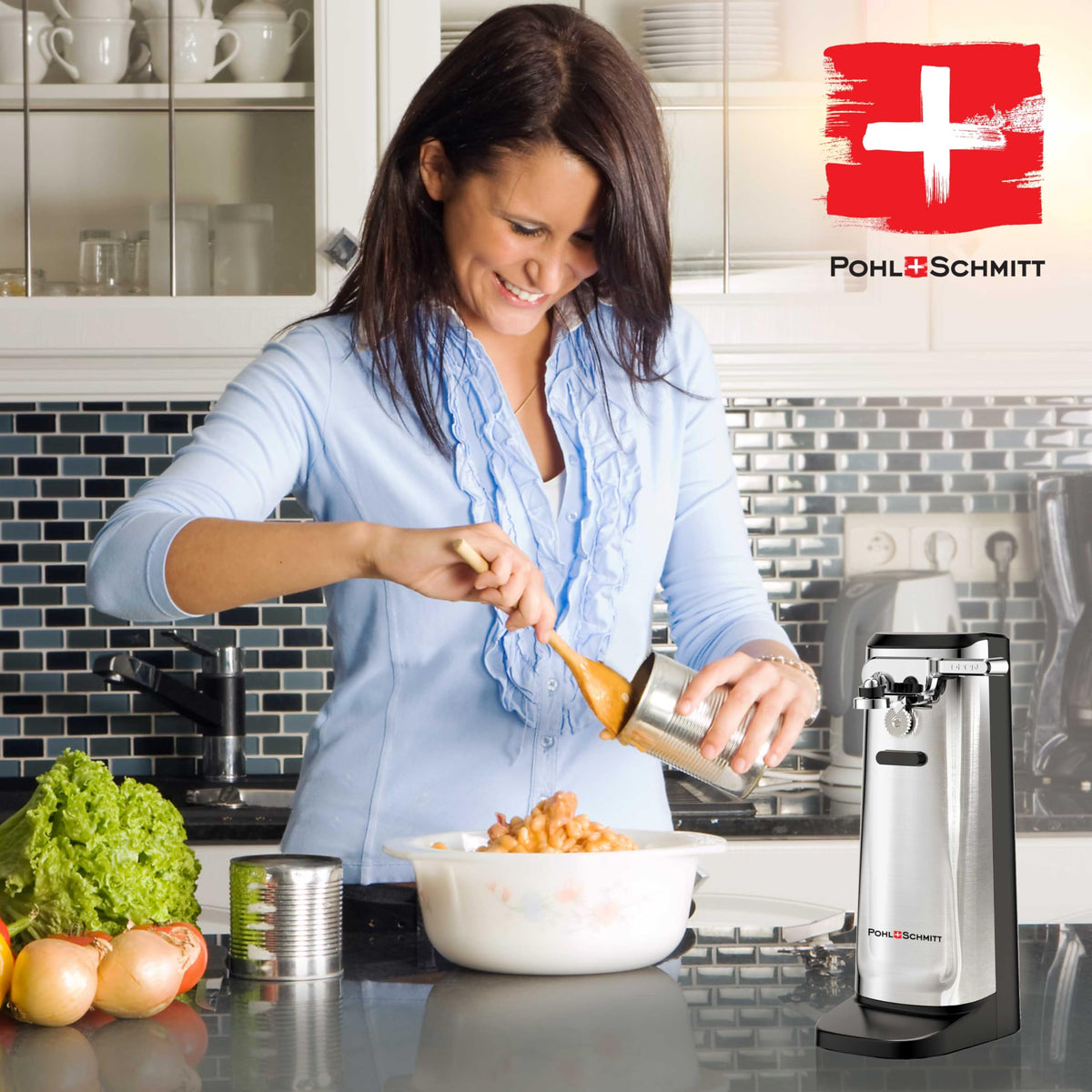 POHL SCHMITT stable base with cord storage for tidy counters