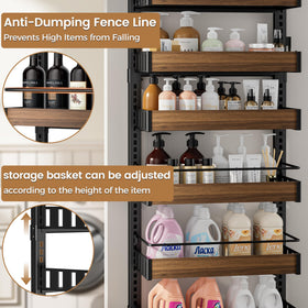 POKIPO anti-tip bars boost stability when loaded with cans.