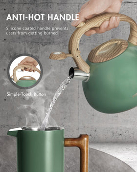 Poliviar anti-rust finish helps maintain shine for long-lasting use