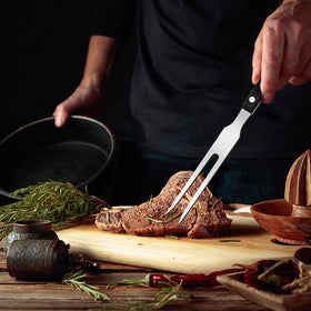 Ponpon meat fork packaging-two-pieces emphasizes value of 2-piece kit