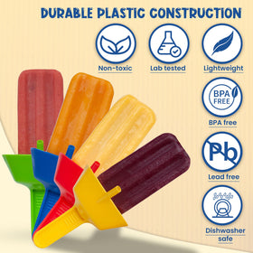 Pop No Drop dishwasher-safe design makes cleanup quick after summer snacks.
