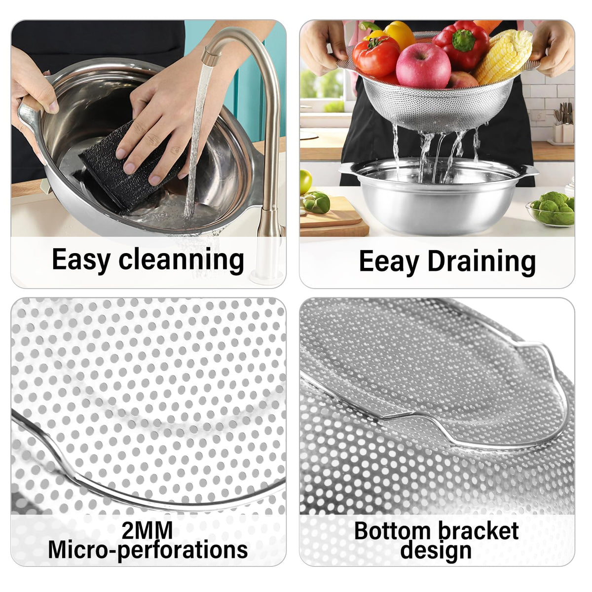 POPGRADE mirror-polished interior and exterior for effortless cleaning