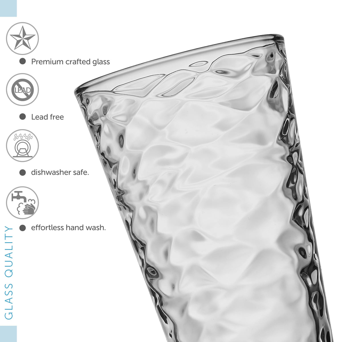 POPLASS Biscayne 3oz shot glasses ideal for measured pours and celebrations